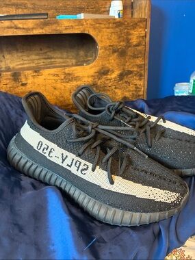 Yeezy Boost 350 V2 Black with White Stripe